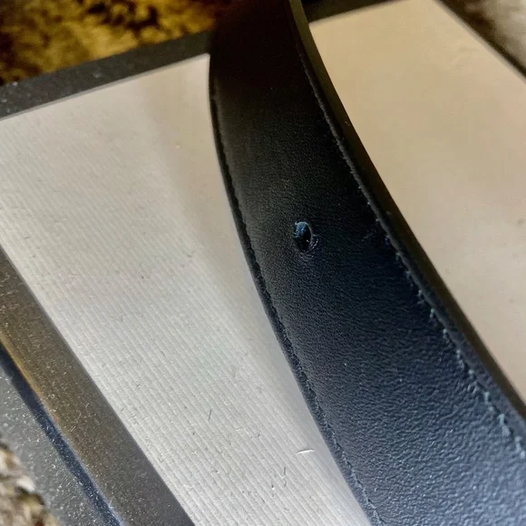 GUCCI Dionysus Belt Gold Black rare find & size display picture 1
